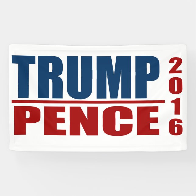 Trumpf-Pennys-Fahne 2016 Banner (Horizontal)