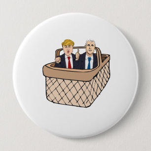 Trumpf-Pennys-Korb von Deplorables -- Anti-Trumpf Button