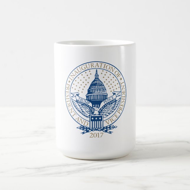 Trumpf-Pennys-Präsident Inaugural Logo Tasse (Mittel)