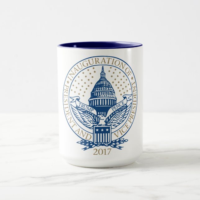 Trumpf-Pennys-Präsident Inaugural Logo Tasse (Zentrum)