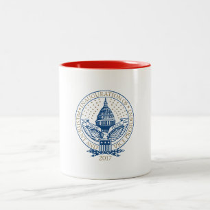 Trumpf-Pennys-Präsident Inaugural Logo Zweifarbige Tasse
