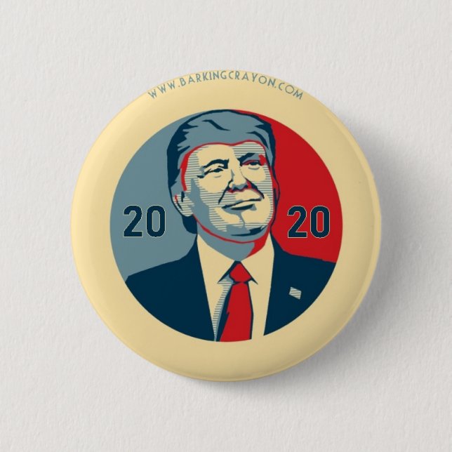 Trumpf-Plakat 2020 Button (Vorderseite)