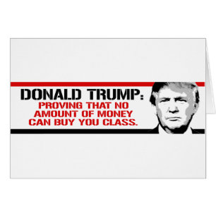 Trumpf prüft, dass kein Geldbetrag Sie kaufen kann