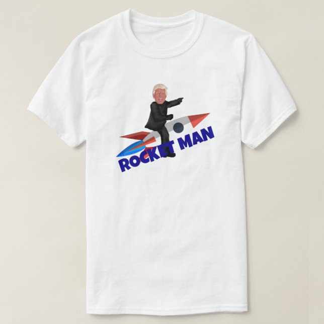 Trumpf reitet ein Rocket T-Shirt (Design vorne)