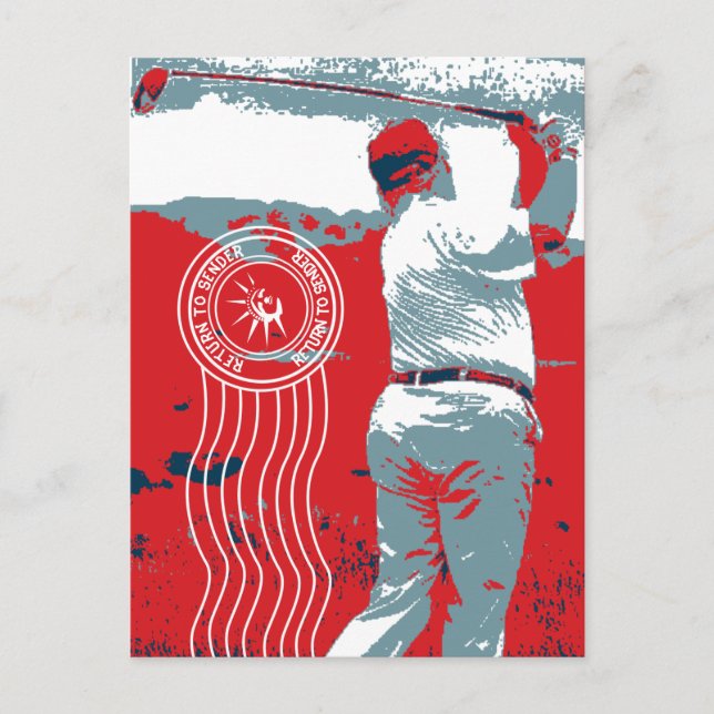 Trumpf-Rückkehr zum Absender Postkarte (Vorderseite)