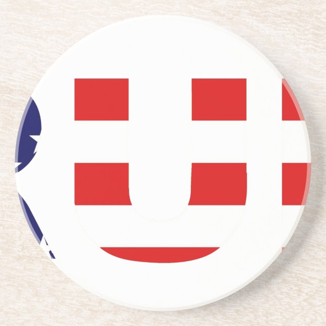 Trumpf Sandstein Untersetzer (Vorne)