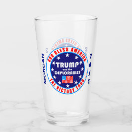 Trumpf-Sieg-Ausflug USA Deplorables für Amerika Glas