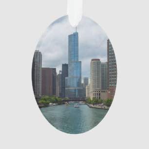 Trumpf-Turm Chicago River Ornament