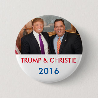 Trumpf u. Christie 2016 Knopf Button