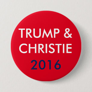Trumpf u. Christie 3 Zoll-runder Knopf Button