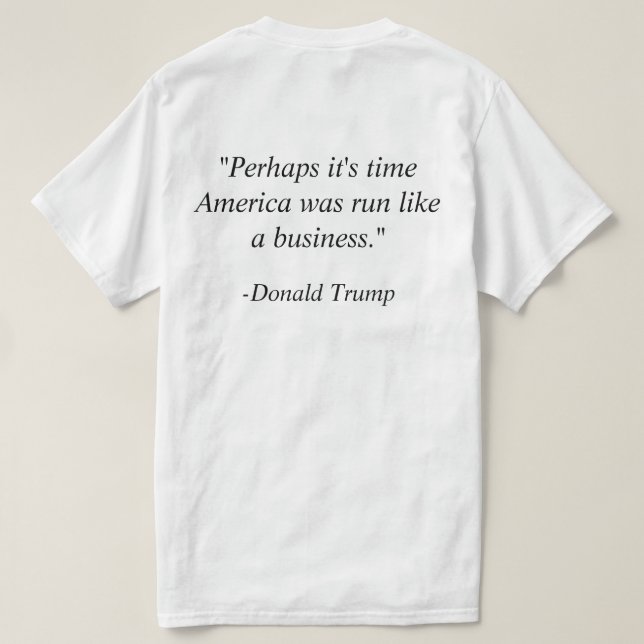 Trumpf und Pennys-T - Shirt (Design Rückseite)