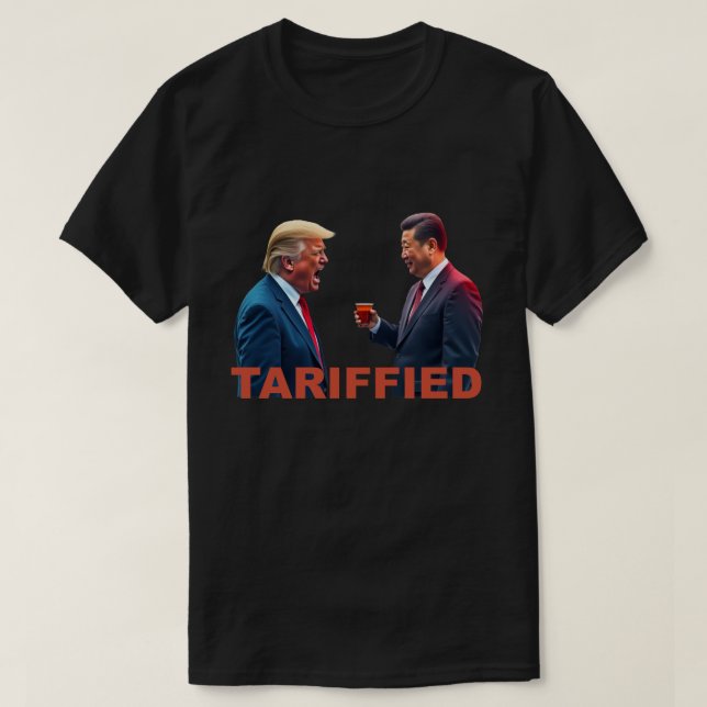 Trumpf und Xi Jinping T-Shirt (Design vorne)