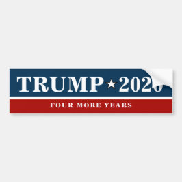 Trumpf - VIER WEITERE JAHRE Zitate - lustig Autoaufkleber