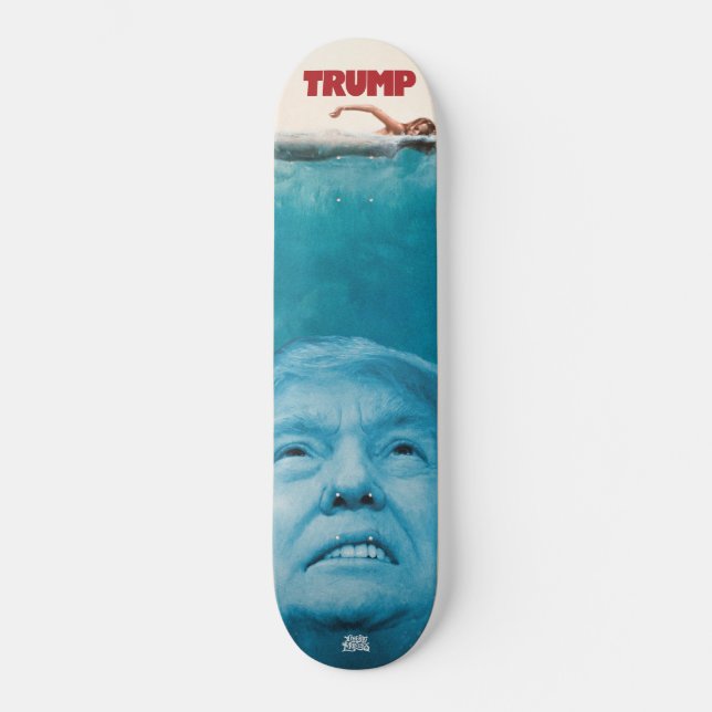 Trumpf von unterhalb des skateboard (Vorderseite)