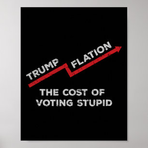 Trumpflation Lustig Anti-trump Und Progressiver Hu Poster