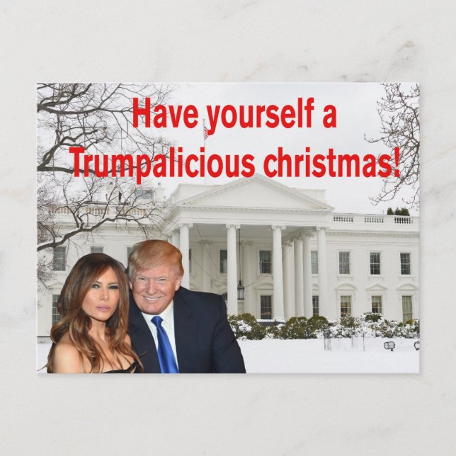 Trumphafte Weihnachten aus Donald und Melania (Vorderseite)