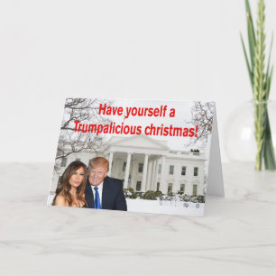 Trumphafte Weihnachten aus Donald und Melania