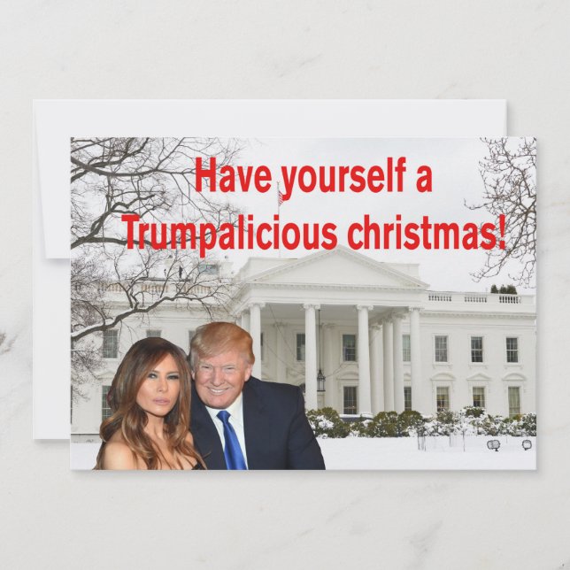 Trumphafte Weihnachten aus Donald und Melania (Vorderseite)