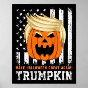 Trumpkin 2025 Mach Halloween wieder großartig Lust Poster