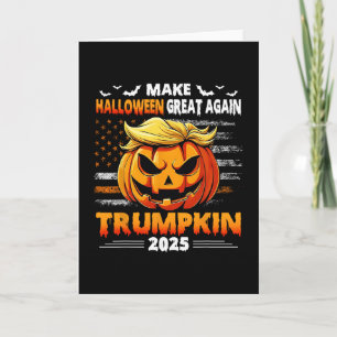 Trumpkin 2025 USA: Halloween wieder großartig mach Karte