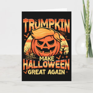 Trumpkin 2025 USA: Lass Halloween wieder großartig Karte