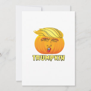 Trumpkin - Beängstigend guter Kürbis Feiertagskarte