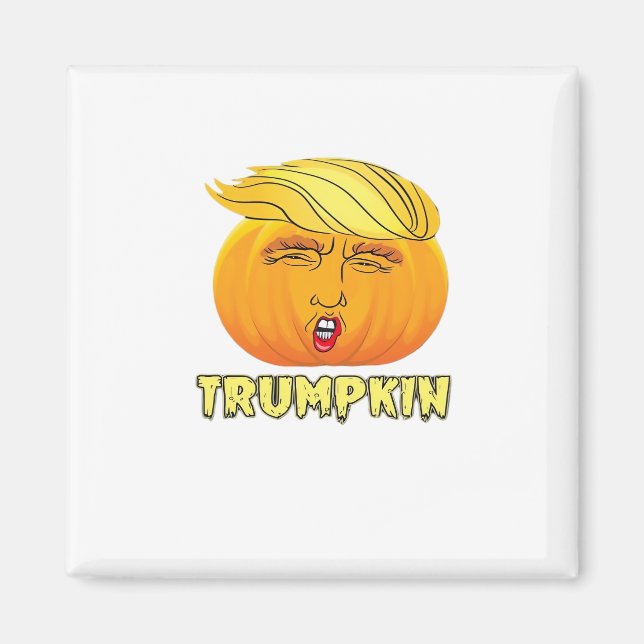 Trumpkin - Beängstigend guter Kürbis Magnet (Vorne)