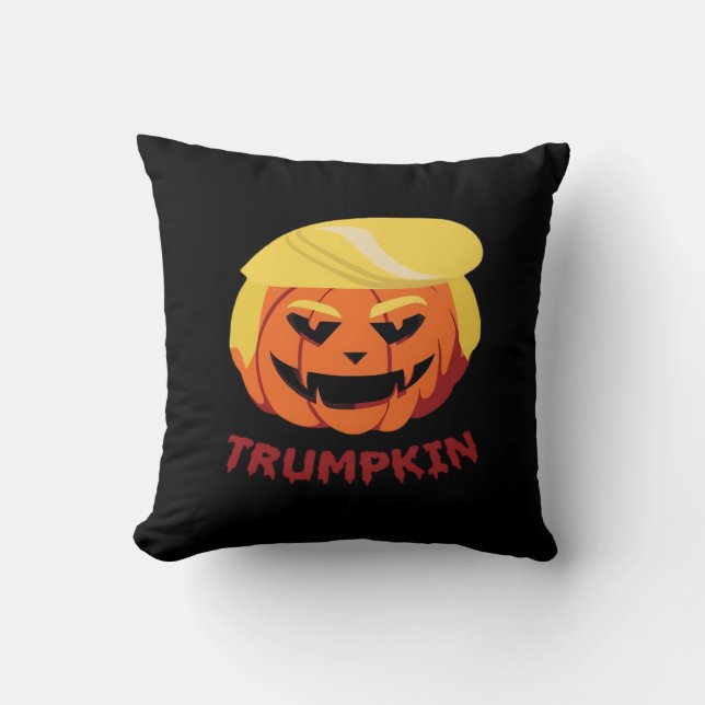 Trumpkin Beängstigendes Halloween-Geschenk Classic Kissen (Vorderseite)