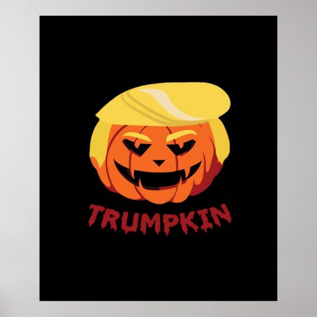 Trumpkin Beängstigendes Halloween-Geschenk Classic Poster (Vorne)