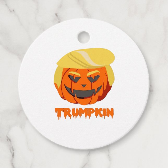 Trumpkin Classic - Der grundlegende Herbst Geschenkanhänger (Vorderseite)