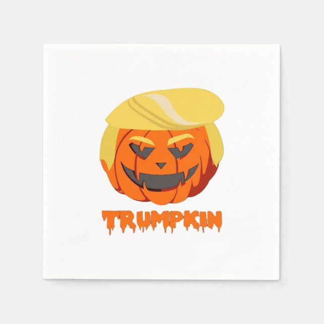 Trumpkin Classic - Der grundlegende Herbst Serviette (Vorderseite)