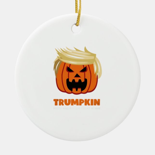 Trumpkin Classic Design Keramik Ornament (Vorne)