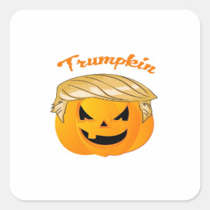 Trumpkin Classic - Politische Parodie Quadratischer Aufkleber
