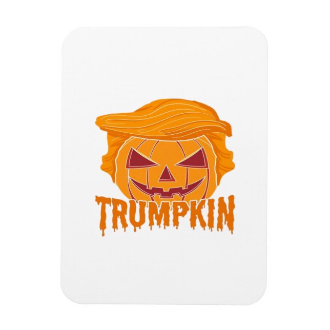 Trumpkin Classic - Pumpkin President Style Magnet (Vertikal)