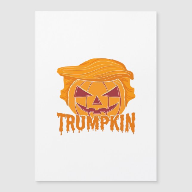 Trumpkin Classic - Pumpkin President Style Magnetkarte (Vorderseite)