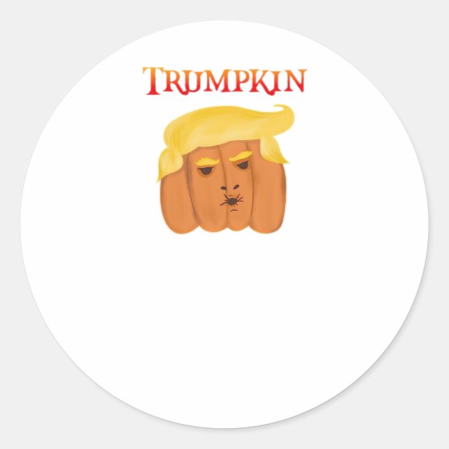 Trumpkin Classic Runder Aufkleber (Vorderseite)