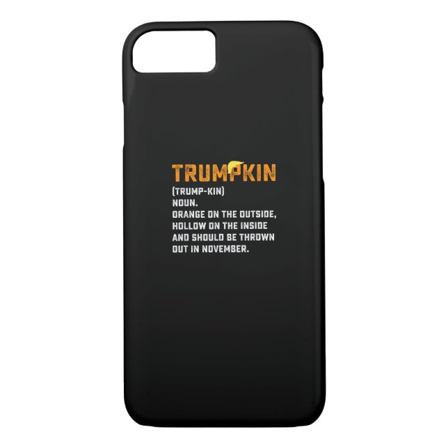 Trumpkin Funny Anti Pumpkin Case-Mate iPhone Hülle (Rückseite)