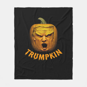 Trumpkin - Funny Donald Pumpkin Halloween Classic Fleecedecke