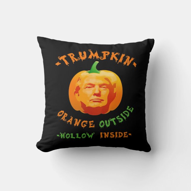 Trumpkin Funny Halloween Classic Kissen (Vorderseite)
