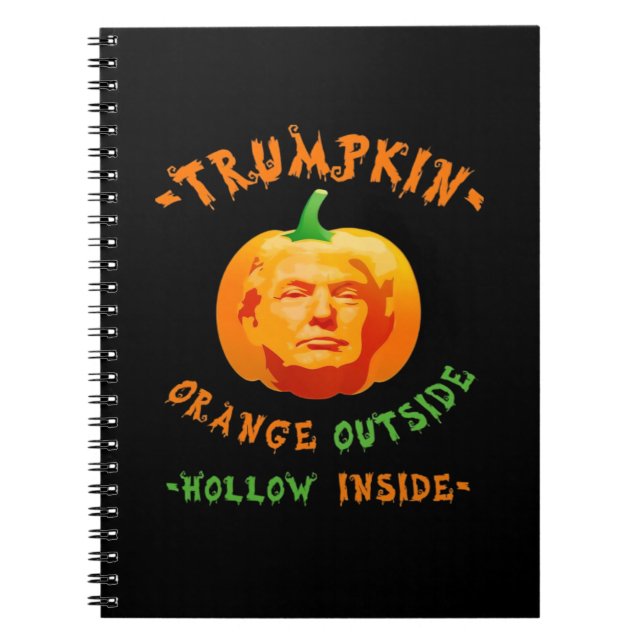 Trumpkin Funny Halloween Classic Notizblock (Vorderseite)