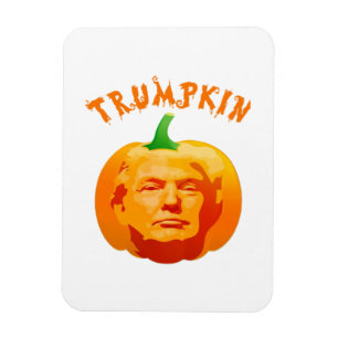 Trumpkin Funny Halloween Costume - Retro MAGA Styl Magnet