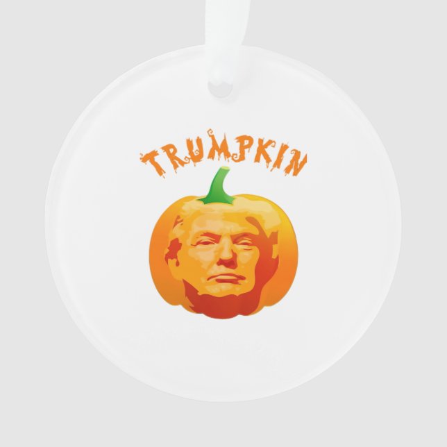 Trumpkin Funny Halloween Costume - Retro MAGA Styl Ornament (Vorderseite)