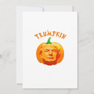 Trumpkin Funny Halloween - Spooky Parody Edition Feiertagskarte