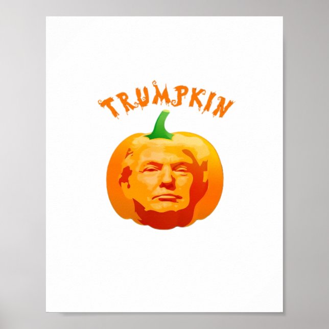 Trumpkin Funny Halloween - Spooky Parody Edition Poster (Vorne)