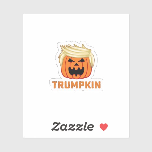 Trumpkin - Funny Parody Slogan Aufkleber (Blatt)