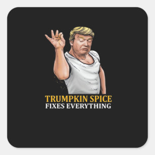 Trumpkin Gewürze reparieren alles Quadratischer Aufkleber