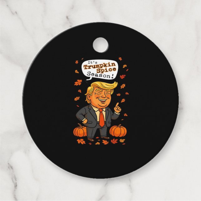 Trumpkin Gewürzsaison Classic Geschenkanhänger (Vorderseite)