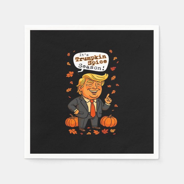 Trumpkin Gewürzsaison Classic Serviette (Vorderseite)