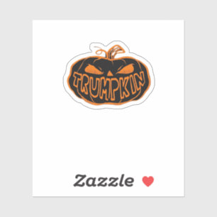 Trumpkin Halloween Aufkleber