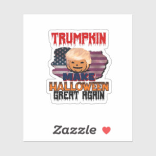 Trumpkin Halloween Classic Aufkleber